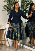 Dress Blue Floral