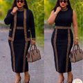 Black Brown Wool Set