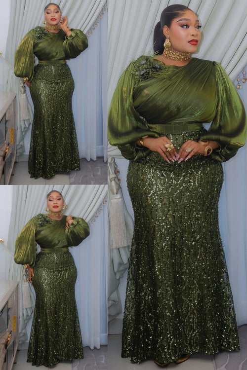 Ladies Dress with a belt