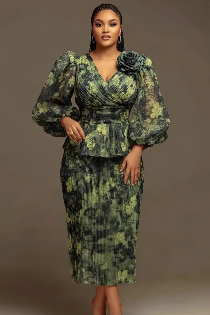 Green Ladies Dress
